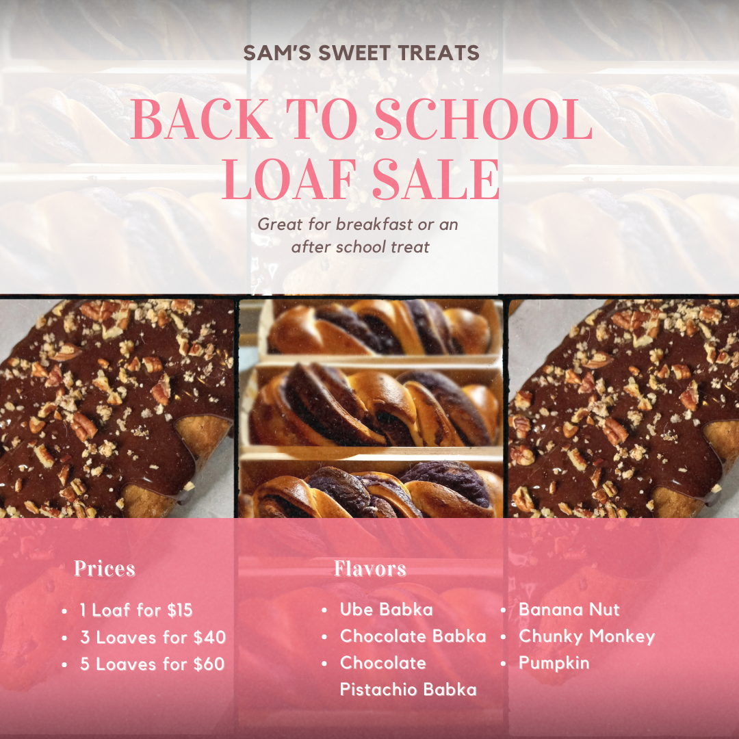 Back to School Loaf Sale