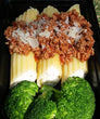 Stuffed Manicotti with Seasonal Vegetables